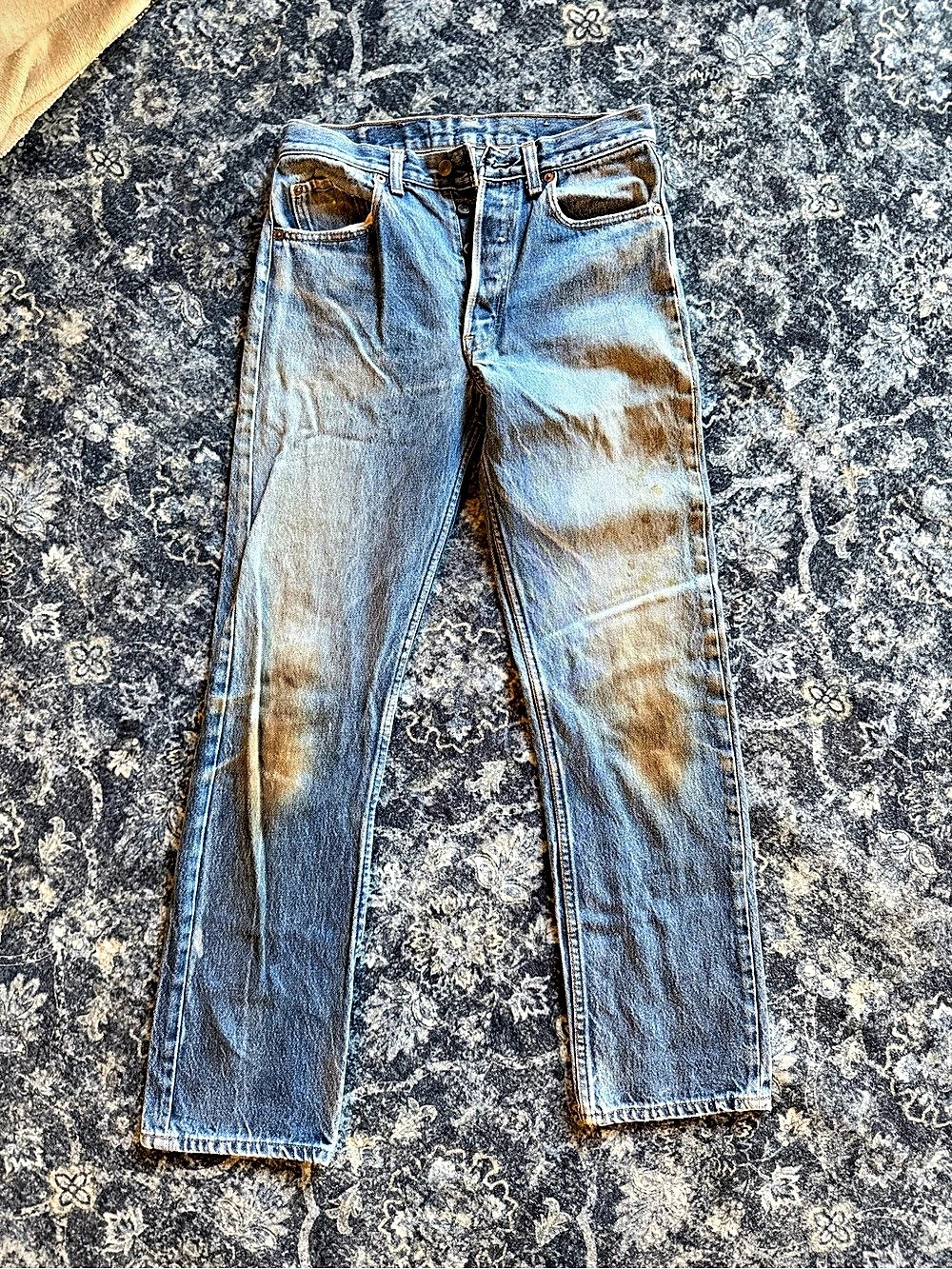 Levi's 501 Original Fit Jeans Straight Leg Jeans - Blue